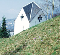 Untersuchungsgebiet Kapelle in Arzl